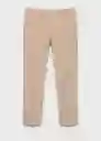 Pantalón Paris Beige Talla 40 Hombre Mango