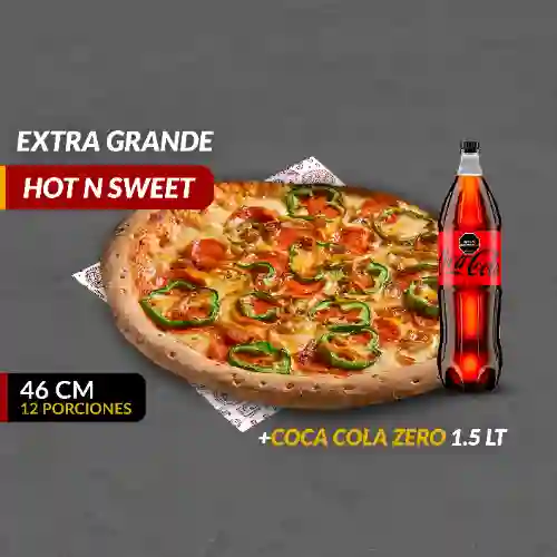 Pizza (xl) Hot N Sweet +coca Cola Z1,5 l