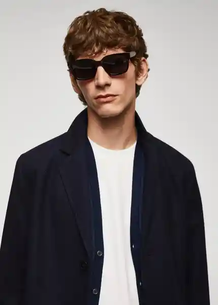 Abrigo Hake Navy Talla XL Hombre Mango