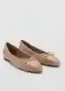 Zapatos Pova Camel Talla 37 Mujer Mango