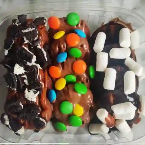 Caja X9 Donitas con Toppings