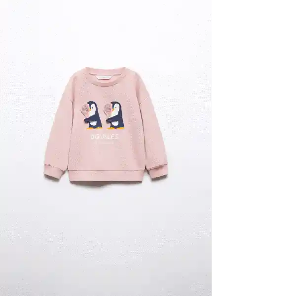 Sudadera Doubles Rosa Talla 72 Niña Mango