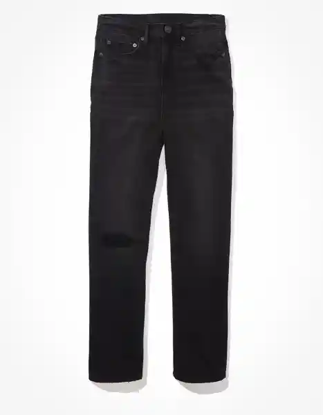 Jean Mujer Negro Talla: 000 Regular American Eagle