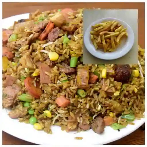 Arroz paisa personal con francesa