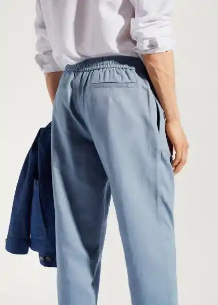 Pantalón Romelino Índigo Talla 40 Hombre Mango