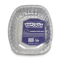 Domingo Bandeja de Aluminio Pavo