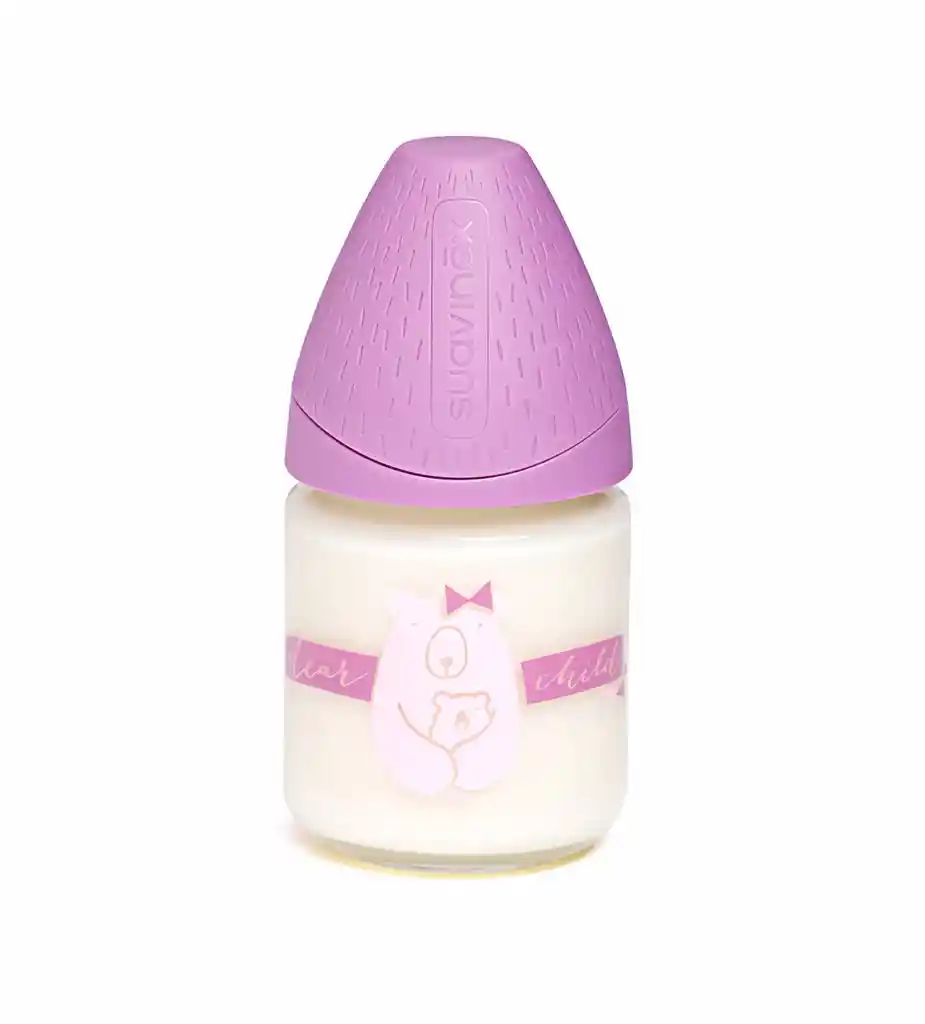 Suavinex Biberón Meaningful Life 3 Posiciones Morado