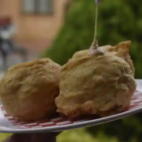 Papa Rellena Pollo y Huevo