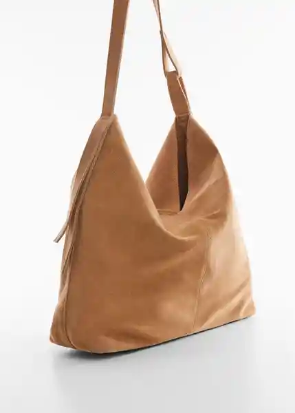 Bolso G Loto Camel Talla 99 Mujer Mango