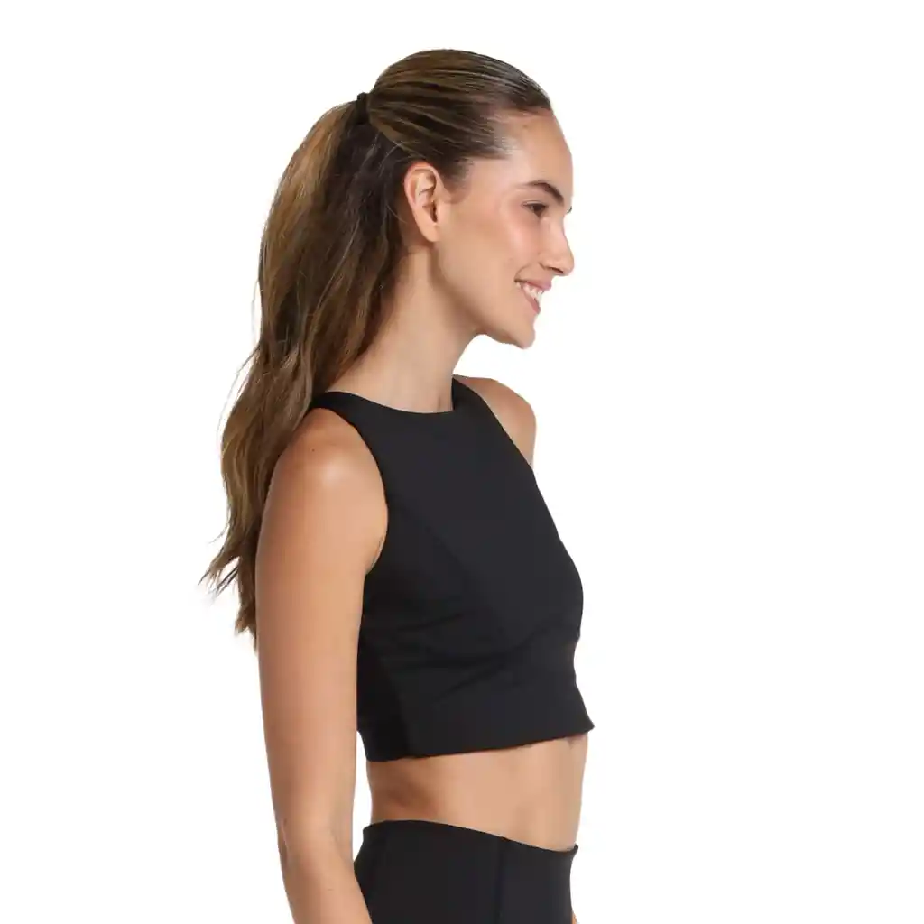 Top Deportivo Sleek Night Mujer Negro-l