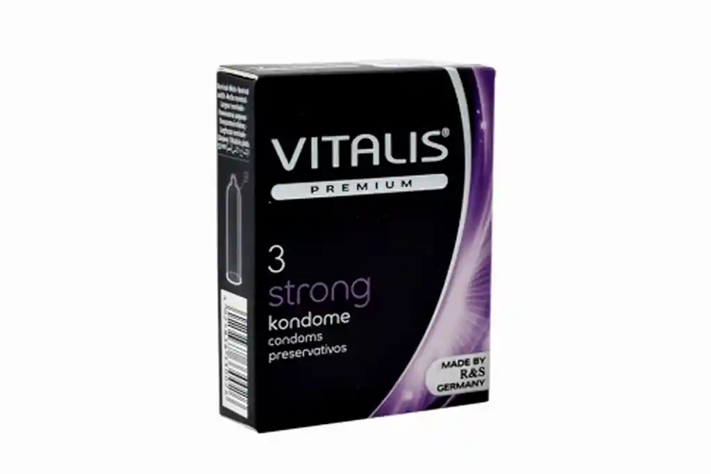 Vitalis Condón Strong Caja Con 3 Unidades