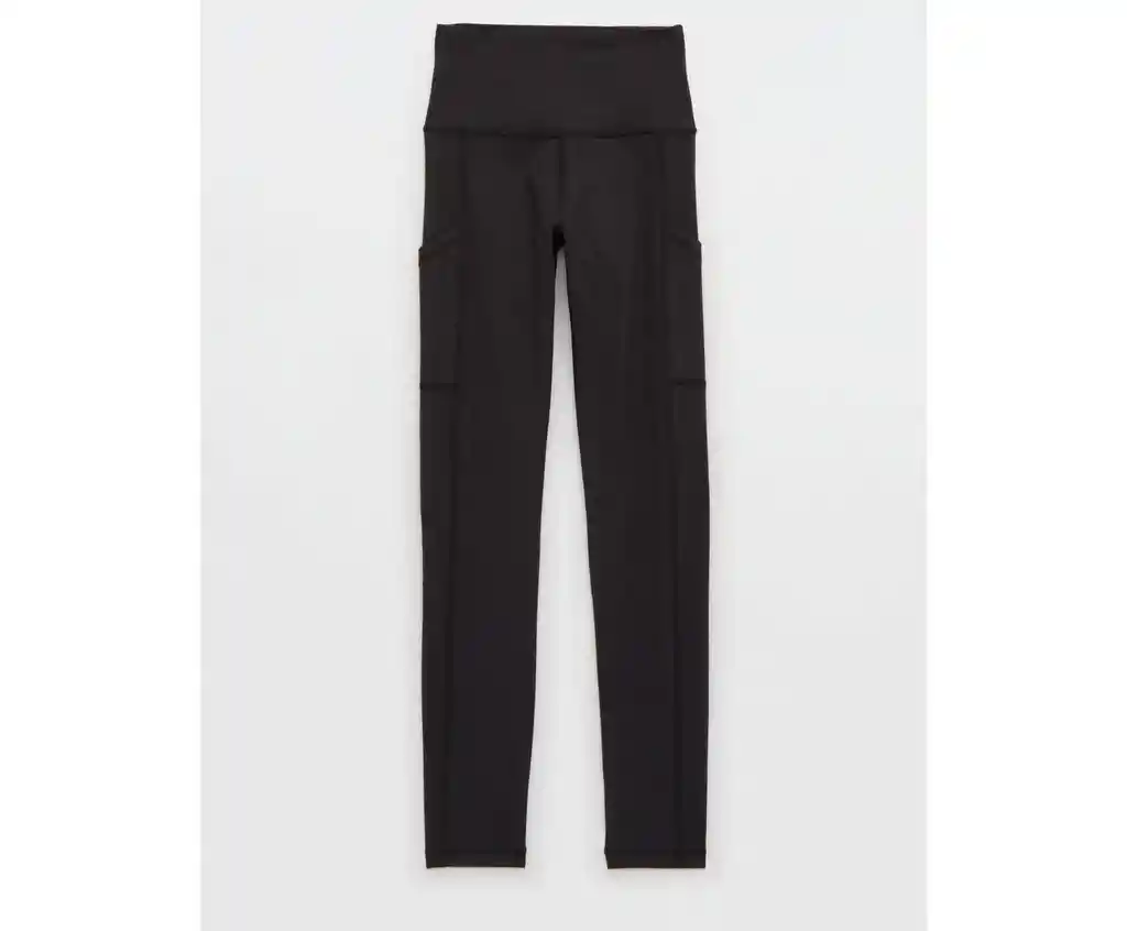 Leggings Negro Talla Med Reg Aerie American Eagle