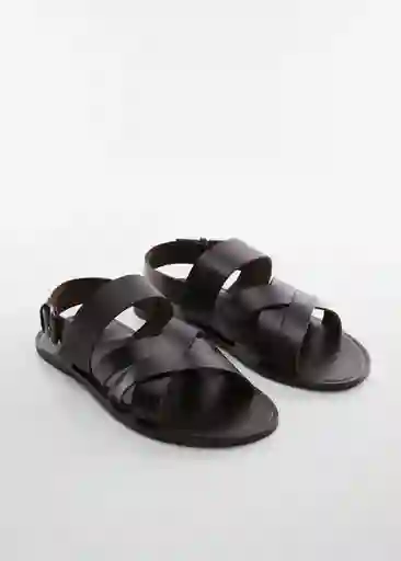 Sandalias Romana Chocolate Talla 40 Hombre Mango