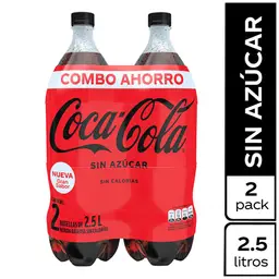 Coca-Cola Sin Azucar Bebida Gaseosa sin Calorías