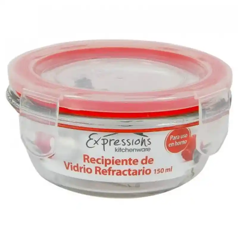 Expressions Recipiente Refractario Redondo 150 mL Lrd1