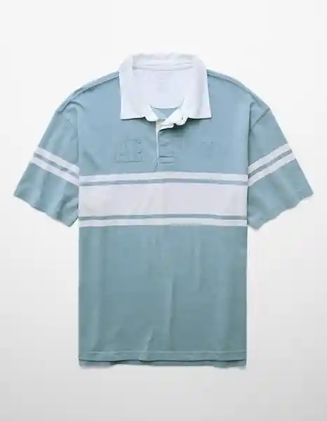 Camiseta Polo Hombre Azul Talla: SMALL 4188401 American Eagle