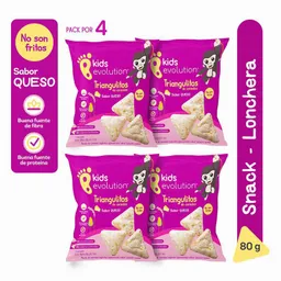 Evolution Kids Snack Cereales Pack Sabor Queso Natural