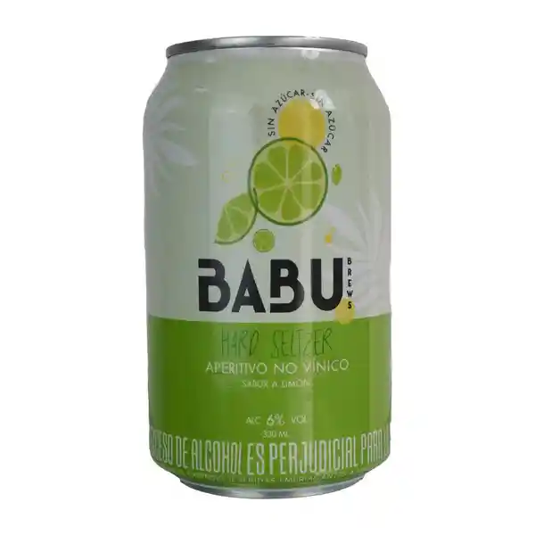 Babu Bebida Brews Hard Seltzer Aperitivo no Vinico Limón