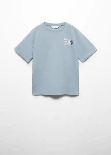 Camiseta Sunset Azul Talla 12 Niño Mango