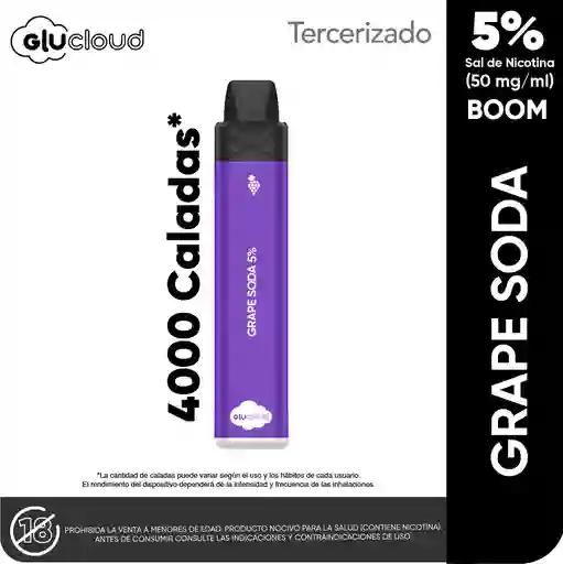 Glucloud Vapeador Grape Soda Boom