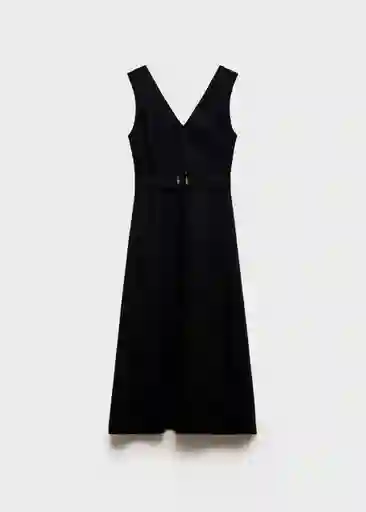 Vestido Laura Negro Talla S Mujer Mango