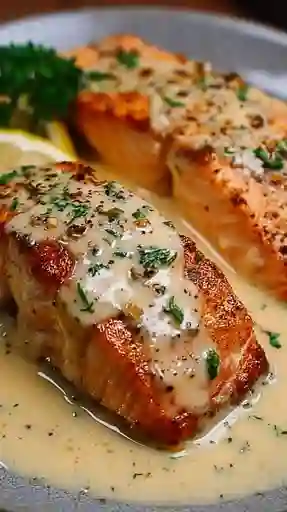 Salmón al Ajillo