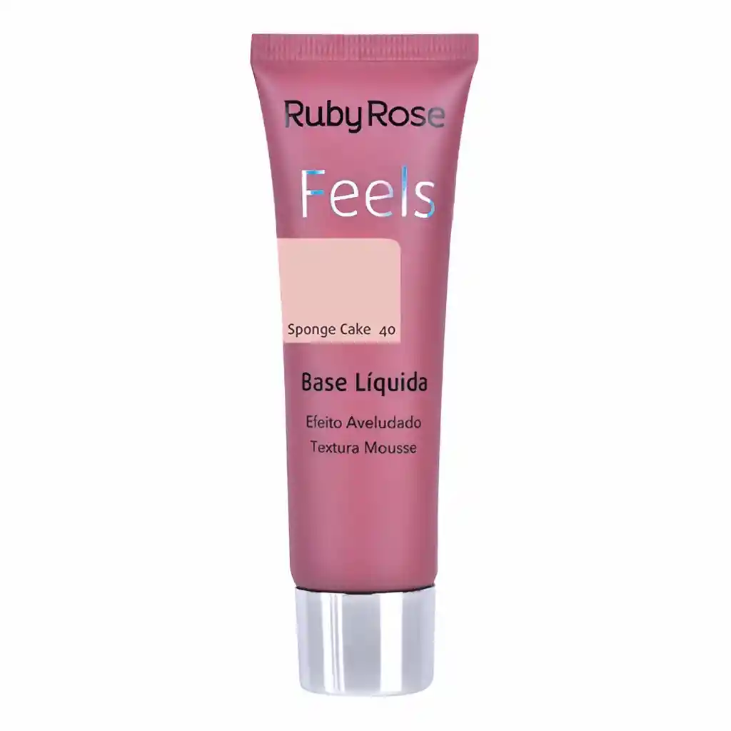 Ruby Ross Base Liquida Feels Sponge Cake 40 Ref G1 29 mL