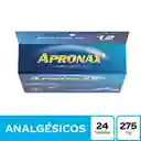 Apronax 275 mg Naproxeno Sódico Caja x 24 tab