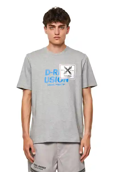 Diesel Camiseta T-Just-B62 Gris Talla L