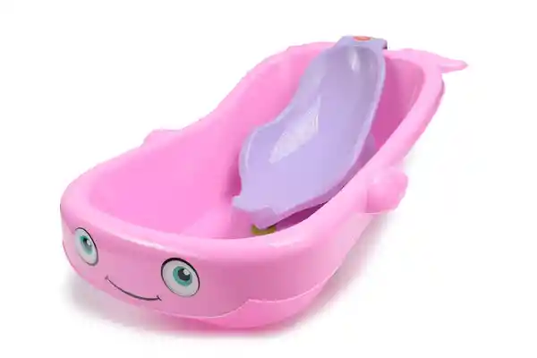 Bañera Ballenita Feliz Para Bebé Niña