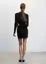 Vestido Xisca Negro Talla M Mujer Mango