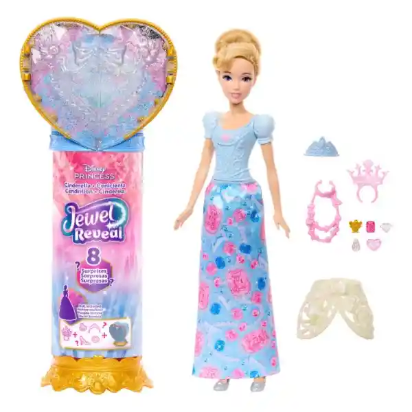 Disney Muñeca Princesa Color Reveal Cenicienta