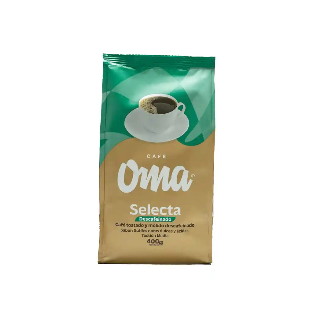 Oma Café Molido Descafeinado 400 g