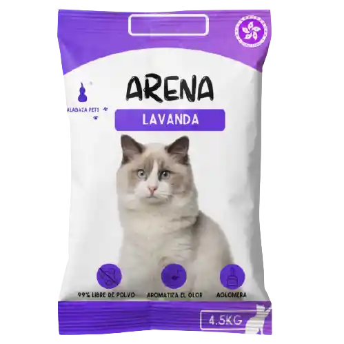 Calabaza Pets Arena para Gatos Aroma a Lavanda