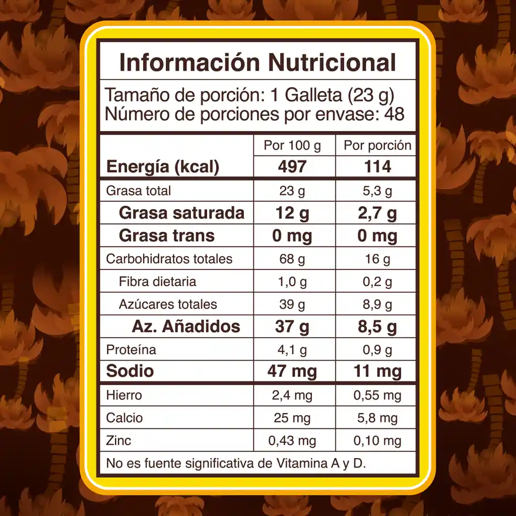 Galletas COCOSETTE Wafer rellenas con crema de coco 24 Unds x 46g c/u