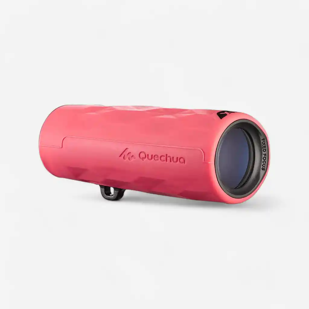 Monocular Sin Ajuste X8 Para Senderismo Niños Quechua Mh M100 Rosado