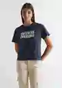 Camiseta Cuteness Navy Talla 19 Teen Niñas Mango