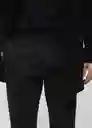 Pantalón Prato Negro Talla 40 Hombre Mango