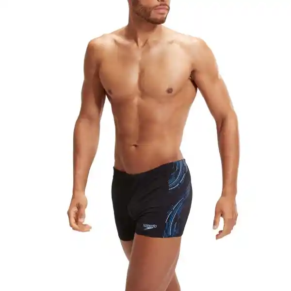 Pantalón Baño Tech Pnl Asht Amarillo Black/Blue 36 Speedo