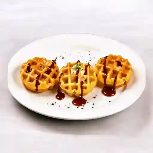 Bites de waffle