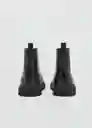 Botines Hermib Negro Talla 28 Niñas Mango
