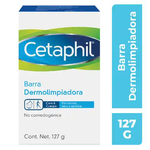 Cetaphil Barra Dermolimpiadora para Piel Normal Seca a Sensible