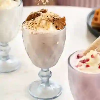 Malteada chocolate con mini chips
