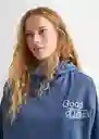 Buzo Sudadera Times Azul Talla 18 Teen Niñas Mango