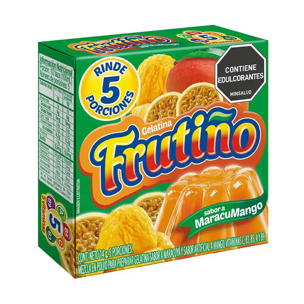 Mezcla Polvo Gelatina Maracumango Frutino