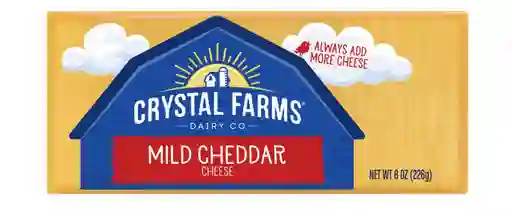 Crystal Farms Queso Mild Cheddar Natural