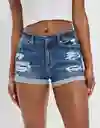 Short Mujer Azul Talla 6 400381243926 American Eagle