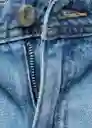 Jean Emma Tejano Medio Talla 34 Mujer Mango