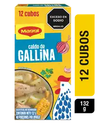 Caldo de Gallina MAGGI x 12 cubos x 132g