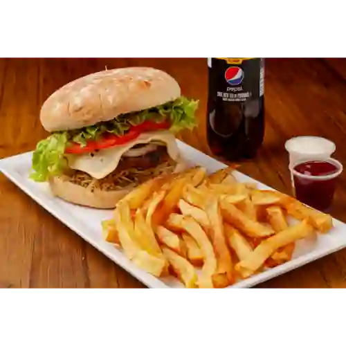 Combo de Dos Hamburguesas Sencillas